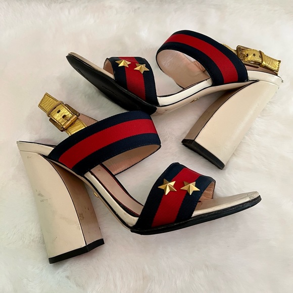 Authentic Gucci Ankle-Strap Sandals size 36.5 - Picture 2 of 13